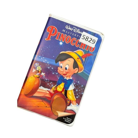 Walt Disney's Masterpiece Pinocchio VHS Tape - Classic Animated Movie Collectibl - Picture 5 of 5